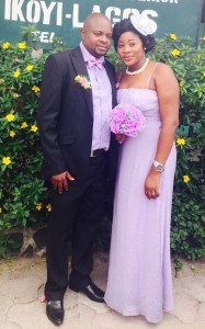 Babatunde Tied The Knot With Temitope On the 25th Of February 2015 at the Ikoyi Registry.