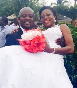 Feyisayo married the love of her life Adefemi today 26th February 2015.A very big congrats to them.