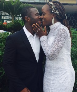 Nkiru's dream becomes a reality as she marries the love of her life Simon okika today 11th February at the marriage registry. Congrats to the couple.