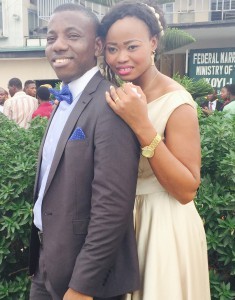 Agnes weds chinedu Onoh today 11th February 2015. Happy married life to the couple. See more pics after the cut...