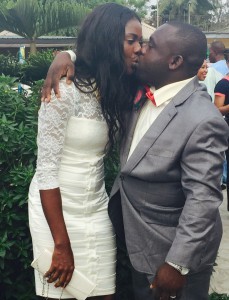 Agnes weds Lawrence Nlewedim today 11th February 2015. Congrats to the couple. See more pics after the cut...