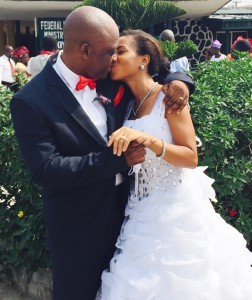 Christiana weds John Olufemi today 11th February 2015. A very big congrats to the couple. More pics from the wedding after the cut...