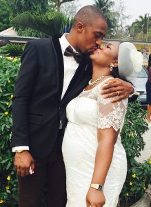 Sunday Tega married his sweetheart today 12th February 2015. Happy married life to the couple. See more pics after the cut...