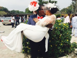 Ike ufele today 12th February 2015 married the love of his life Nkechi. A very Big congrats to them.More pics from the wedding after the cut...
