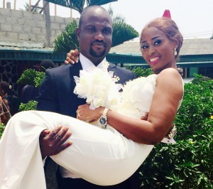 Faith wed Christopher Today 12th March 2015