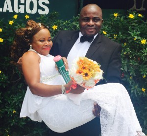 Peace wed Segun Today 12th March 2015.More pics from the wedding.