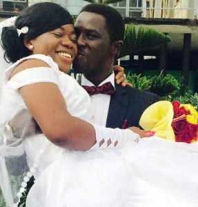 Oluwabunmi weds Olarotimi Today 13th March 2015 at the Ikoyi registry.