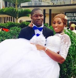 Sunny Legalize his union with christianah Tiday 18th March 2015. Wishing them love, joy, and passion for each other that is imperishable .