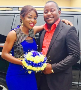 Biola and Bunmi take their Marriage Vows at the Ikoyi Registry Today 18th March 2015. Wishing them many years of blissful life together.