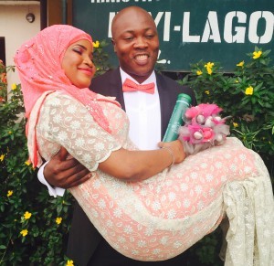 Modinat weds Abiodun Adeshina on the 27th February 2015. Happy married life.