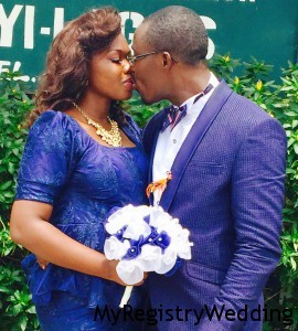 Abidemi and Idowu Oladimeji Tie The knot Today 5th March 2015.May You Have Many Happy Years Together.