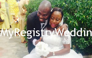 Ireti weds Abdul on the 23rd of April 2015 at Ikoyi registry