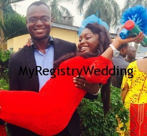 Olayinka married her heart throb Hammed today 1st April 2015. See more pics from the wedding after the cut....