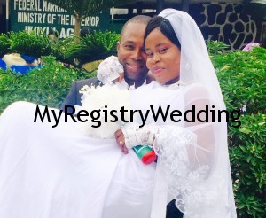 Mayowa and John tie the Knot today 1st April 2015.