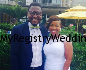 Maureen weds  Oluwaseyi on the 10th of April 2015 at the Ikoyi Registry. Wishing them Happy Married Life.