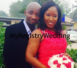 Olabisi say I do to Abiodun today 1st April 2015. See more pics from the wedding...