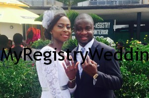Yinka Wed Micheal on the 10th of April 2015. Wishing them an unending joy and happiness in their Union.