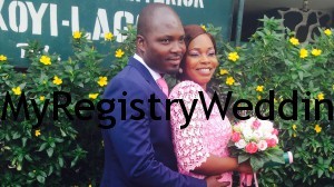 Oluwakemi weds kolawole on the 23rd of Apri 2015. Happy married life