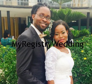 Funmi wed Abel today 1st April 2015. Wishing them s fruitful Union.