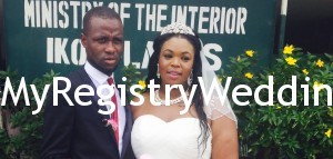 Shakira weds Adebayo on the 24th of April 2015. Happy Married life