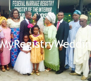 Couple & family members 