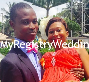 Elizabeth weds Idowu on the 24th of April 2015. Happy married life