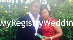 They tied the knot on the 24th of April at Ikoyi Registry