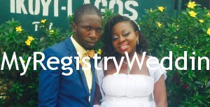 The couple had their registry wedding on 24th April 2015