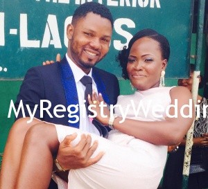 Modupe and Solomon Shofunleji legalize their union today 24th June 2015. Wishing you the joy and Blessings of marital life. See more pics from the cut...