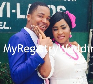 Folake and Gabriel Akinolu gets joined as Husband and Wife today 24th June 2015. See more pics from the cut....