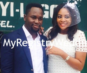 Somto happily tie the knot with Governor Anunobi today 26th June 2015. May they experience the Blessings of Marriage . See more pics after the cut...