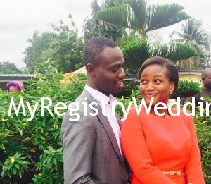Ibironke and Akineole signed and sealed their union on the 17th of September 2015 at the Registry. Wishing them joy and unending happiness in their marital life.