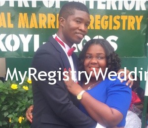 Yemi weds the love of her life Femi on the 17th September 2015 at the Ikoyi Registry. A very Big Congrats to them