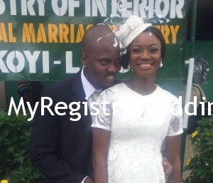 Tosin say I do to Usman on the 18th of September 2015. Wishing you unending joy and happiness in your Union 