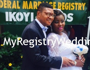 Evelyn say I do to I hue udeagha on the 23rd of September 2015. Wishing them everlasting love and happiness in their union.