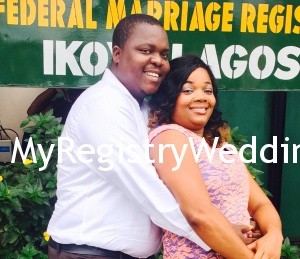 Kayode Akingbade take Victoria as his legal wife on the 23rd of September 2015. See more pics after the cut...