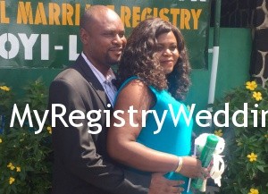 Orezimena and Anthony take their marriage Vows on the 28th of October 2015.