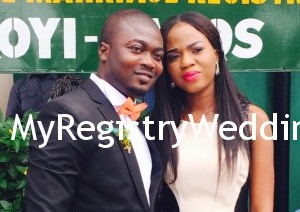 Monsunmola and Success Odebunmi legalize their Union on the 2nd of October 2015. A very Big congrats to them.