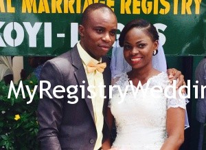 Kehinde and Raphael legalize their union on the 2nd of October 2015. Wishing them the marital blessings.