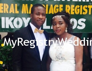 Tope weds Kunle on the 2nd of October 2015. Happy married life.