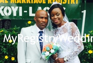 Bukola say I do to Solomon Adindu on the 2nd of October  2015. Wishing them many blissful years ahead