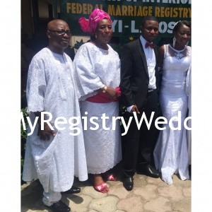Couple with Groom's Parents