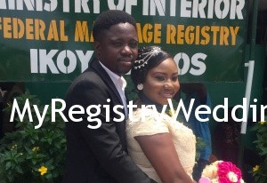 Oluwabunmi and Sunday legalize their union on the 16th of October 2015. Wishing them a joyous union
