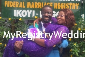 Abigeal and Samuel get joined as husband and wife at the Ikoyi Registry on the 20th of November 2015. See more pics after the cut...
