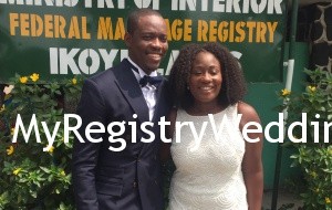 Ronke say I do to Mamuzu on the 20th of November 2015. Wishing them a blissful union