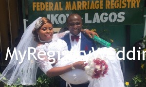 Funmi and Niyibecome husband and wife on the 28th of October 2015. See more pics after the cut....