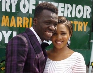 Akpororo legalize his union with the love of his life today 5th October 2015 at the Ikoyi Registry. A very Big Congrats to them.