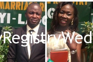 Adedoyin and kolawole legalize their union on the 10th of December 2015. Wishing them a union filled with love and happiness. See more pics after the cut...