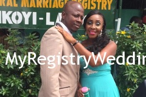 Kemisola and Adeniyi tie the Knot on the 3rd of December 2015. Wishing them Happy Married Life. See more pics after the cut...