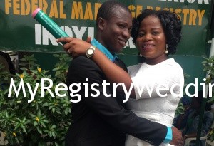 Olayinka and Olamide Salisu legalize their union on the 3rd of September 2015. See more pics after the cut...